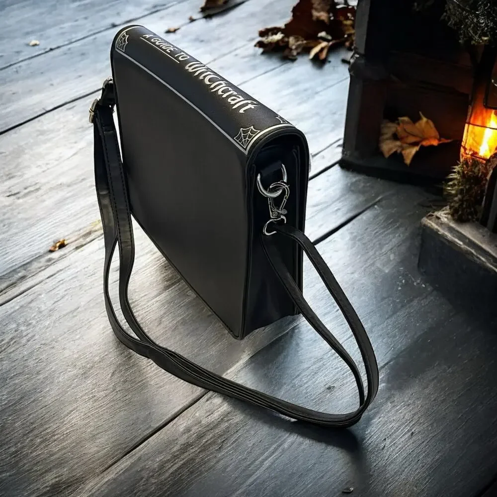 A Guide To Witchcraft Book Crossbody Bag Hot Topic Halloween Goth Spooky